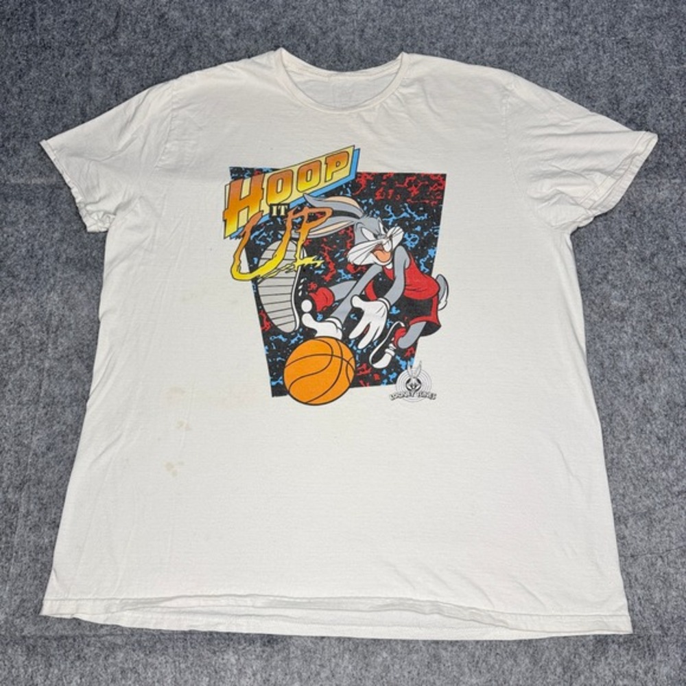 Looney Tunes Bugs‎ Bunny Hoop It Up Graphic Print T-Shirt Men's Size XXL